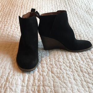 Lucky Brand wedge booties